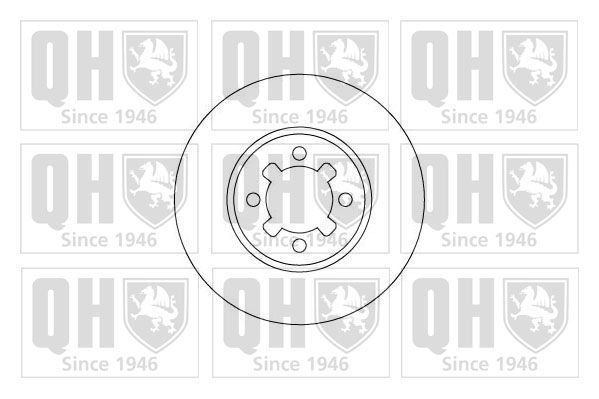 QUINTON HAZELL Тормозной диск BDC4643